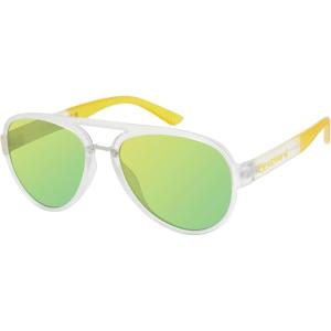 imageBEARPAW mens Bearpaw Mens Plastic Aviator With Metal Bridge Ecofriendly Sunglass Aviator SunglassesMatte CrystalYellow