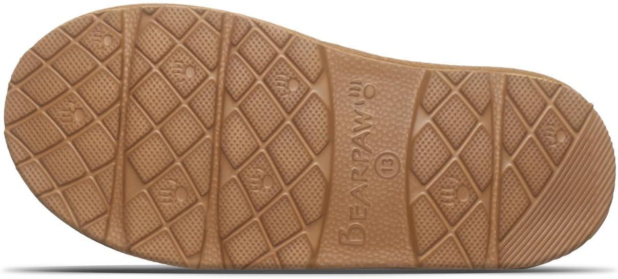 imageBEARPAW Tabitha Youth Slipper  Comfortable ampamp Lightweight Indoor ampamp Outdoor Kids Shoe  Multiple Colors ampamp SizesIced Coffee