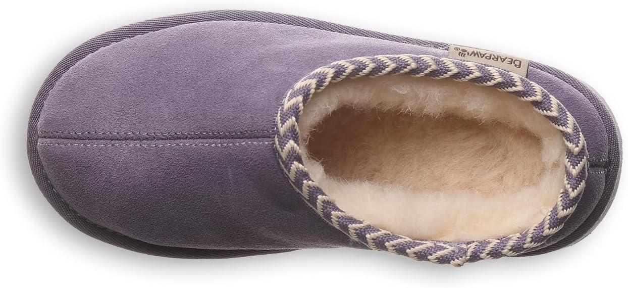 imageBEARPAW Tabitha Youth Slipper  Comfortable ampamp Lightweight Indoor ampamp Outdoor Kids Shoe  Multiple Colors ampamp SizesPurple Sage