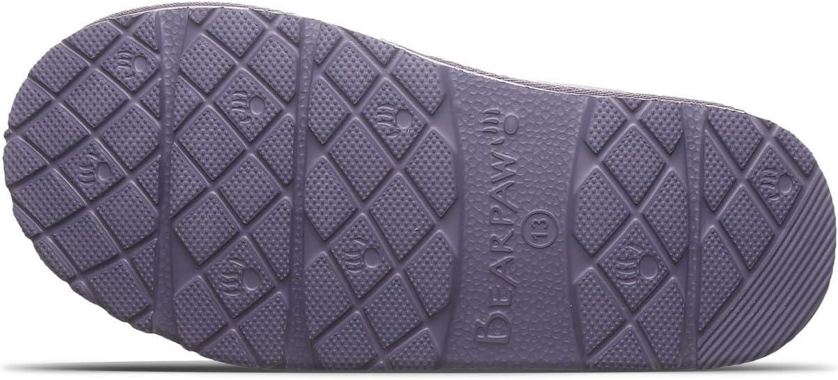 imageBEARPAW Tabitha Youth Slipper  Comfortable ampamp Lightweight Indoor ampamp Outdoor Kids Shoe  Multiple Colors ampamp SizesPurple Sage