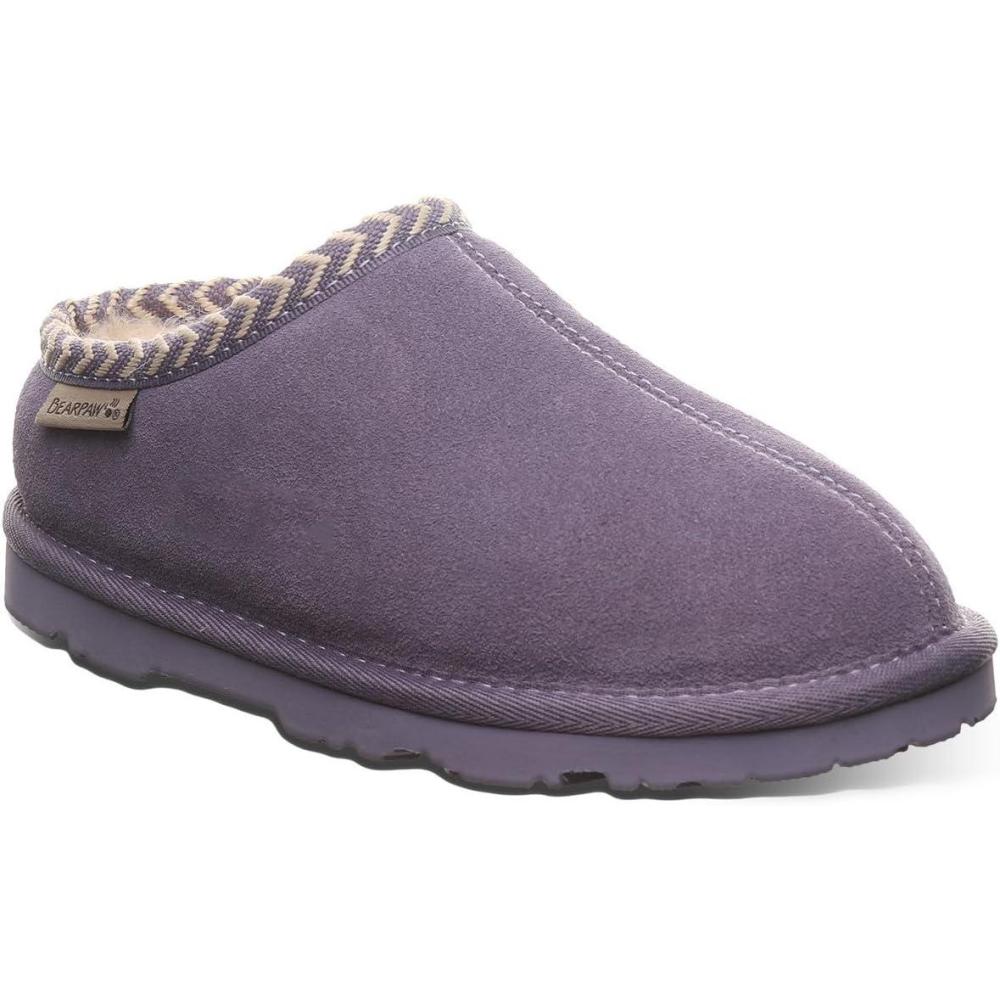 imageBEARPAW Tabitha Youth Slipper  Comfortable ampamp Lightweight Indoor ampamp Outdoor Kids Shoe  Multiple Colors ampamp SizesPurple Sage
