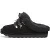 imageBearpaw Cedar Womens Suede Slipper Shoes Black  7 Medium