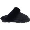 imageBearpaw Loki Ii 2  Womens Sheepskin Slippers Black Corduroy  7 Medium