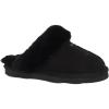 imageBearpaw Loki Ii 2  Womens Sheepskin Slippers Black Corduroy  7 Medium