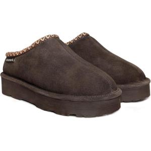 imageBEARPAW Martis Womens Indooroutdoor Slippers  303 Chocolate  11 Medium