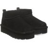 imageBEARPAW Retro Shorty Youth Boots  3 Suede SlipOn  Wool Blend Lining  Indoor ampamp Outdoor Winter Boots for KidsBlack II