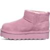 imageBEARPAW Retro Shorty Youth Boots  3 Suede SlipOn  Wool Blend Lining  Indoor ampamp Outdoor Winter Boots for KidsDusky Orchid