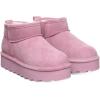 imageBEARPAW Retro Shorty Youth Boots  3 Suede SlipOn  Wool Blend Lining  Indoor ampamp Outdoor Winter Boots for KidsDusky Orchid