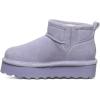 imageBEARPAW Retro Shorty Youth Boots  3 Suede SlipOn  Wool Blend Lining  Indoor ampamp Outdoor Winter Boots for KidsPersian Violet