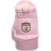 imageBEARPAW Retro Shorty Youth Boots  3 Suede SlipOn  Wool Blend Lining  Indoor ampamp Outdoor Winter Boots for KidsPrism Pink
