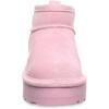 imageBEARPAW Retro Shorty Youth Boots  3 Suede SlipOn  Wool Blend Lining  Indoor ampamp Outdoor Winter Boots for KidsPrism Pink