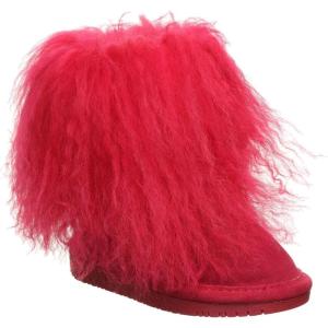 imageBEARPAW Toddler Boo Multiple Colors  Toddlers Boot Classic Suede  Toddlers Slip On Boot  Comfortable Winter BootElectric Pink