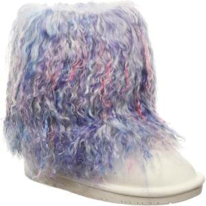 imageBEARPAW Toddler Boo Multiple Colors  Toddlers Boot Classic Suede  Toddlers Slip On Boot  Comfortable Winter BootRainbow