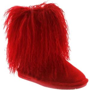 imageBEARPAW Toddler Boo Multiple Colors  Toddlers Boot Classic Suede  Toddlers Slip On Boot  Comfortable Winter BootRed