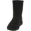 imageBEARPAW Womens Elle Short Winter Boot  8quot Suede Shoes  Sheepskin ampamp Wool Blend Lining  Comfortable Boots for WomenBlack