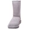 imageBEARPAW Womens Elle Short Winter Boot  8quot Suede Shoes  Sheepskin ampamp Wool Blend Lining  Comfortable Boots for WomenGray Fog