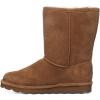 imageBEARPAW Womens Elle Short Winter Boot  8quot Suede Shoes  Sheepskin ampamp Wool Blend Lining  Comfortable Boots for WomenHickory II