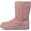 imageBEARPAW Womens Elle Short Winter Boot  8quot Suede Shoes  Sheepskin ampamp Wool Blend Lining  Comfortable Boots for WomenPeony