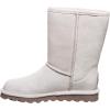 imageBEARPAW Womens Elle Short Winter Boot  8quot Suede Shoes  Sheepskin ampamp Wool Blend Lining  Comfortable Boots for WomenWinter White