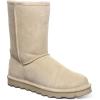 imageBEARPAW Womens Elle Short Winter Boot  8quot Suede Shoes  Sheepskin ampamp Wool Blend Lining  Comfortable Boots for WomenLemon Pepper