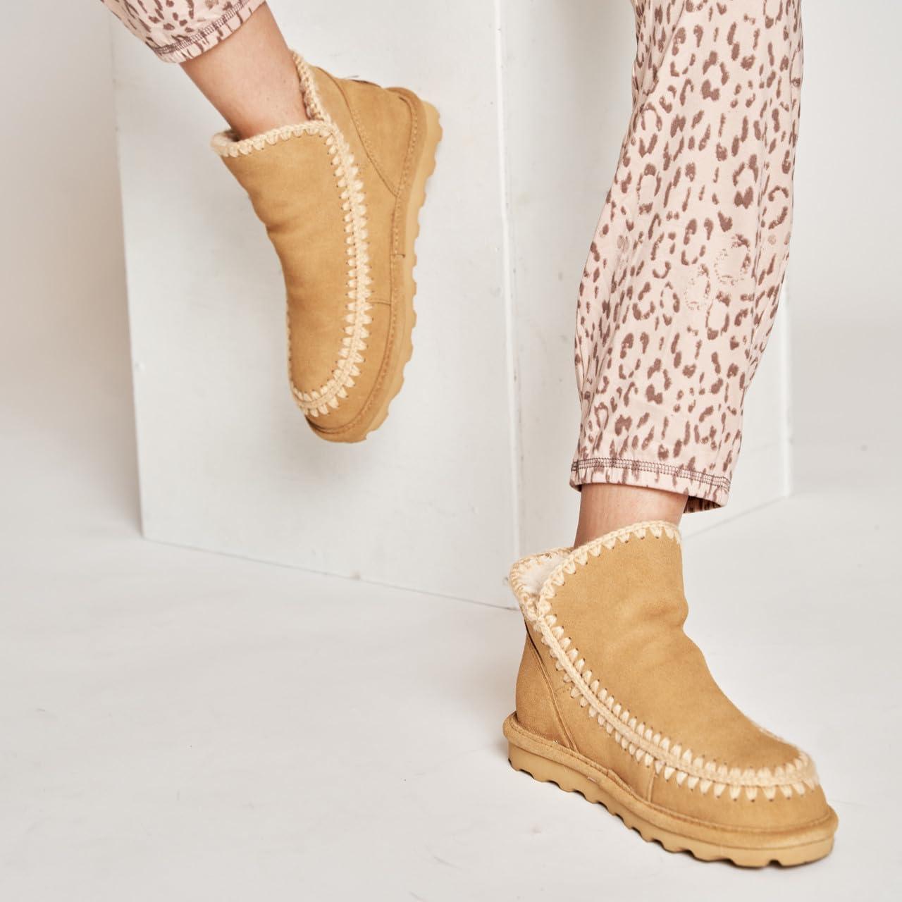 imageBEARPAW Womens Winter Boots  Comfortable Fashion Footwear  Slip On Winter Boot for Women  Multiple Colors ampamp SizesIced Coffee