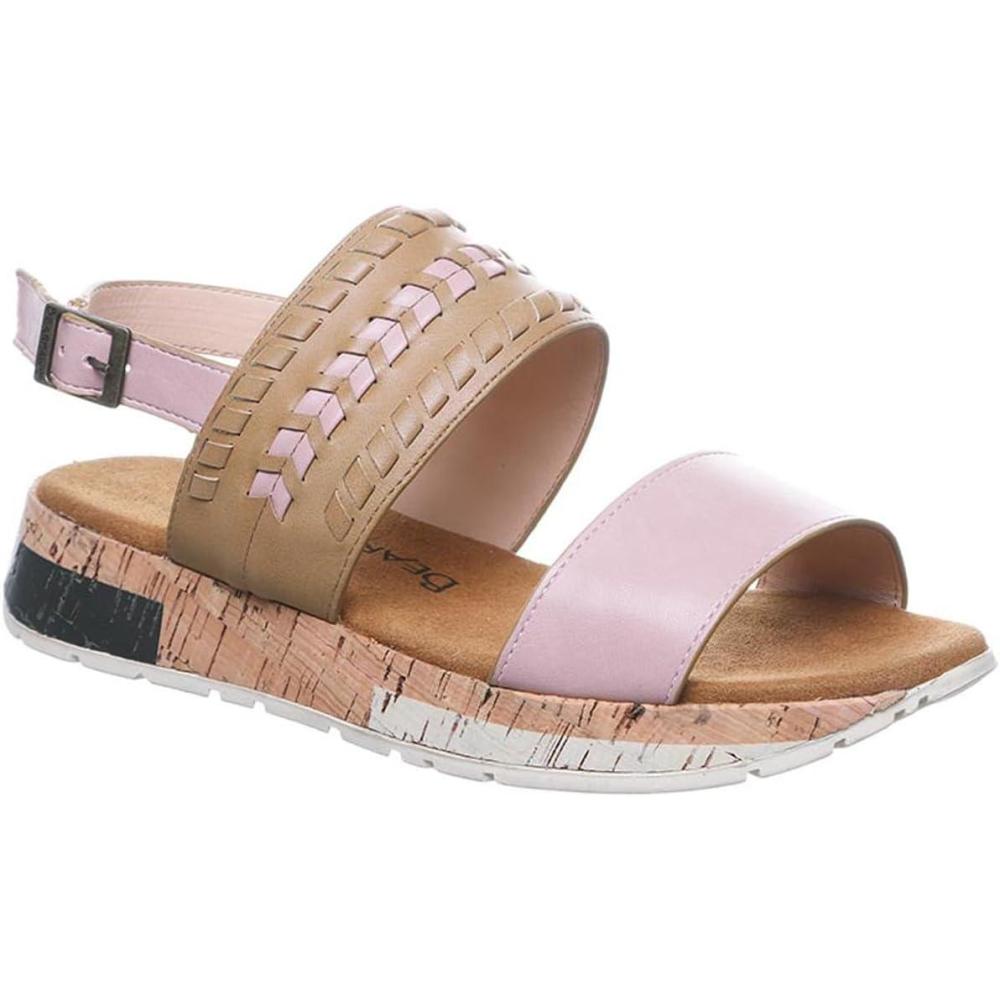 imageBEARPAW Womens Stormi Multiple Colors  Womens Sandal  Womens Shoe  Comfortable ampamp LightweightPale Pink