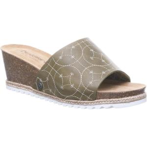 imageBEARPAW Womens Evian Multiple Colors  Womens Slide Sandal  Womens Shoe  Comfortable ampamp LightweightLoden