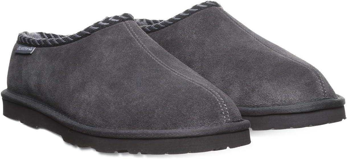 imageBEARPAW Mens Beau Graphite Size 12  Comfort Slipper Shoe  Lightweight ampamp Soft SlipOn