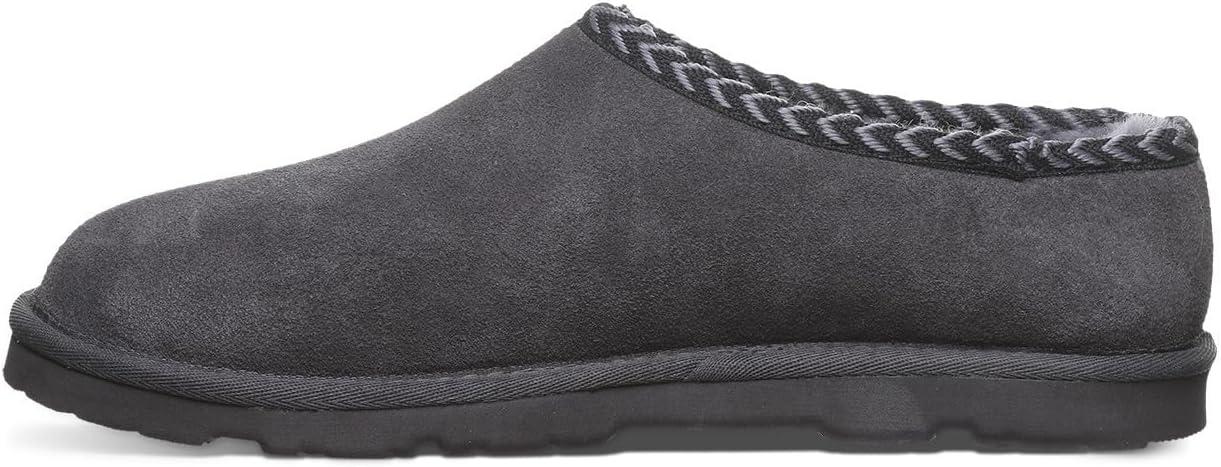 imageBEARPAW Mens Beau Graphite Size 12  Comfort Slipper Shoe  Lightweight ampamp Soft SlipOn