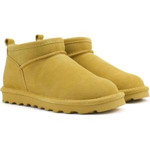 imageBEARPAW Womens Super Shorty Gothic Grape BootHoney Mustard