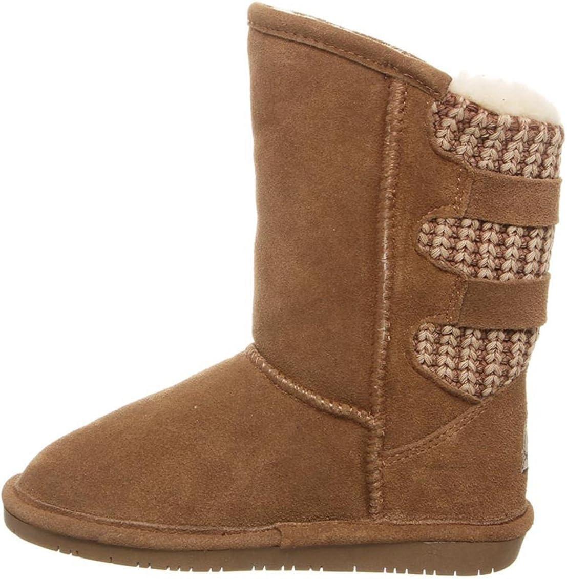 imageBEARPAW Youth Boshie Multiple Colors  Youths Boot Classic Suede  Kids Slip On Boot  Comfortable Winter BootHickory