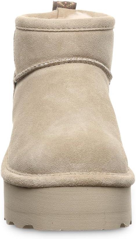 imageBearpaw Womens Retro October Boot  Womens Ankle Boot  Slip On Boot  Comfortable Winter Boot  Multiple Colors ampamp SizesLemon Pepper