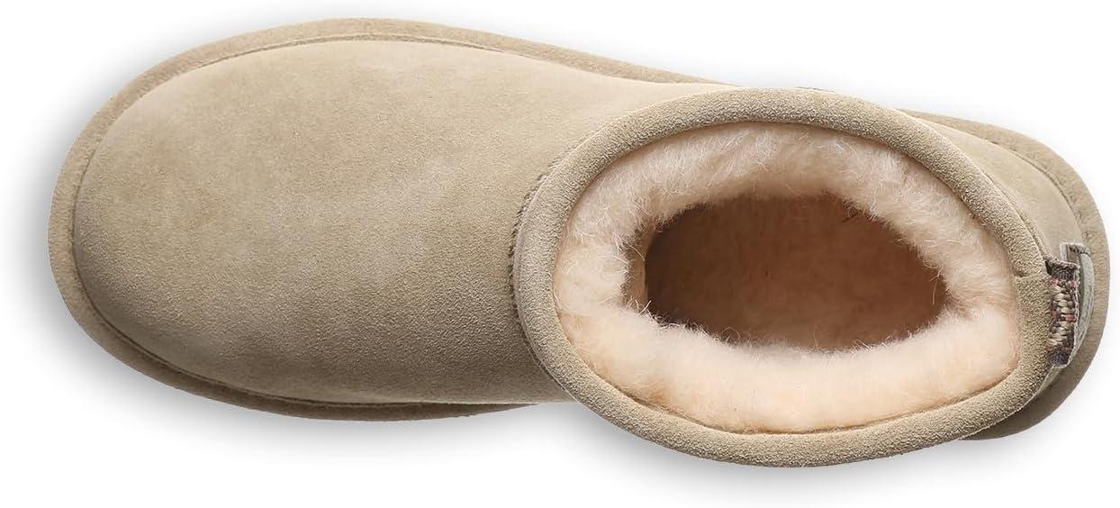 imageBearpaw Womens Retro October Boot  Womens Ankle Boot  Slip On Boot  Comfortable Winter Boot  Multiple Colors ampamp SizesLemon Pepper