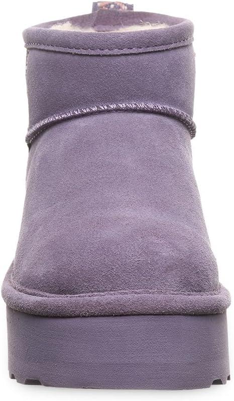 imageBearpaw Womens Retro October Boot  Womens Ankle Boot  Slip On Boot  Comfortable Winter Boot  Multiple Colors ampamp SizesPurple Sage