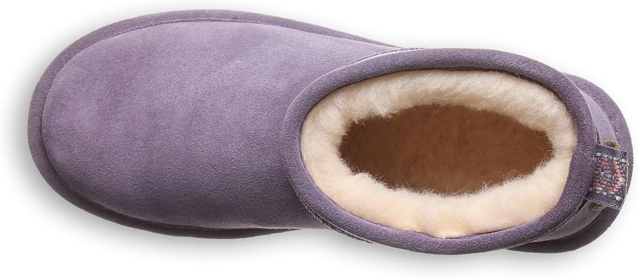 imageBearpaw Womens Retro October Boot  Womens Ankle Boot  Slip On Boot  Comfortable Winter Boot  Multiple Colors ampamp SizesPurple Sage