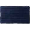 imageBEARPAW  Bath Rug Soft Faux Rabbit Runner with NonSlip Backing Ribbed Design Striped Bathroom Decor Faux Fur Steel Grey 22quot x 60quotNavy