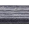 imageBEARPAW  Bath Rug Soft Faux Rabbit Runner with NonSlip Backing Ribbed Design Striped Bathroom Decor Faux Fur Steel Grey 22quot x 60quotSteel Grey