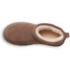 imageBEARPAW Womens Shorty Wide Cocoa Size 10  Womens Ankle Boot  Slip On Boot  Comfortable Winter Boot