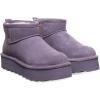 imageBearpaw Womens Retro October Boot  Womens Ankle Boot  Slip On Boot  Comfortable Winter Boot  Multiple Colors ampamp SizesPurple Sage