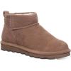 imageBEARPAW Womens Shorty Wide Cocoa Size 10  Womens Ankle Boot  Slip On Boot  Comfortable Winter Boot