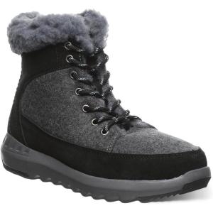 imageBEARPAW Womens Cheryl Boot  Womens Boot Classic Suede  Womens Boots  Comfortable Winter BootBlackGrey