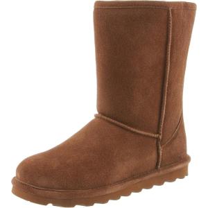 imageBEARPAW Womens Elle Short Hickory Size 11  Classic Suede Pull On Fashion Boot  Cozy Winter Boots for Women