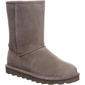 imageBEARPAW Womens Elle Short Winter White Size 10  Classic Suede Pull On Fashion Boot  Cozy Winter Boots for Women