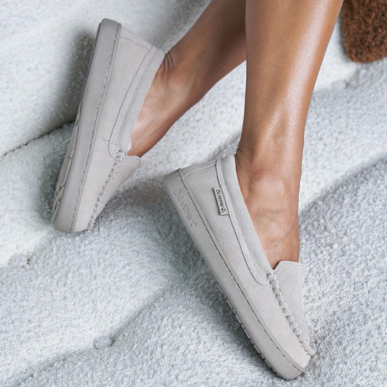 imageBEARPAW Womens Angel Slipper  Womens Slipper  Womens Shoe  Comfortable ampamp Lightweight  Multiple Colors ampamp SizesMushroom