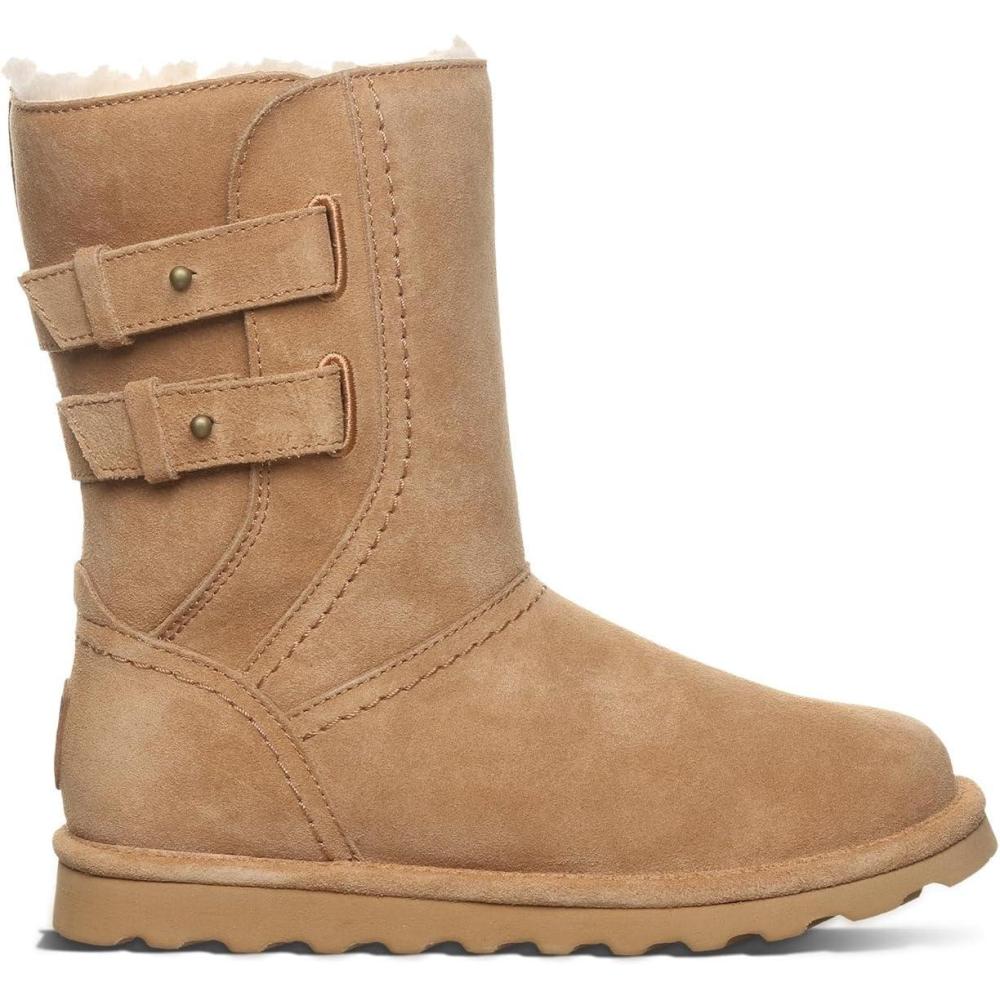 imageBEARPAW Womens Aurelia Boot  Womens Boot Classic Suede  Womens Pull On Boot  Comfortable Winter Boot  Multiple Colors ampamp SizesIced Coffee