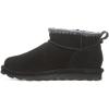 imageBEARPAW Womens Super Shorty Crochet Black Size 8  Womens Ankle Boot  Slip On Boot  Comfortable Winter Boot