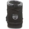 imageBEARPAW Womens Super Shorty Crochet Black Size 8  Womens Ankle Boot  Slip On Boot  Comfortable Winter Boot