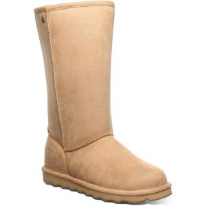 imageBEARPAW Womens Elle Tall Vegan Iced Coffee Size 12  Boot Classic Suede  Slip On Boot  Comfortable Winter Boot
