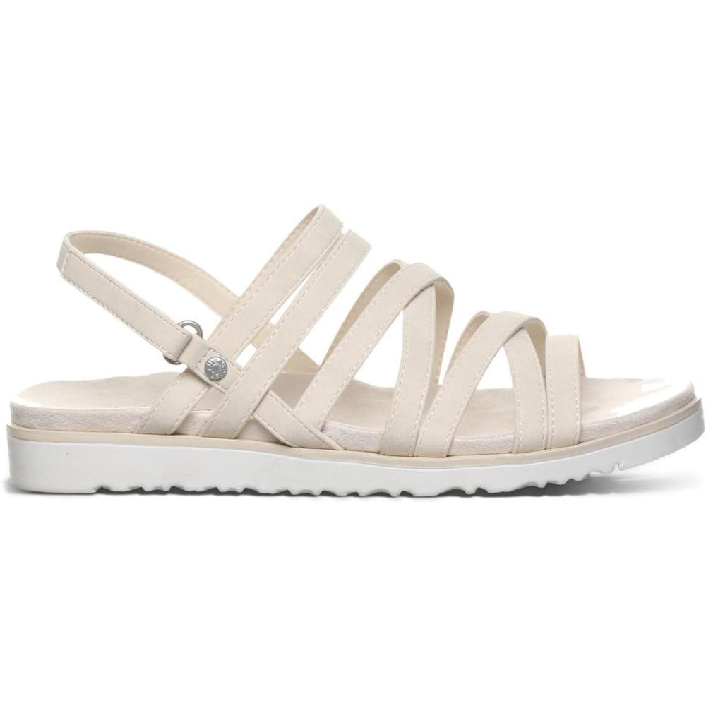 imageBEARPAW Womens Crete Sandal  Womens Sandal  Womens Shoe  Comfortable ampamp Lightweight  Multiple Colors ampamp SizesBone