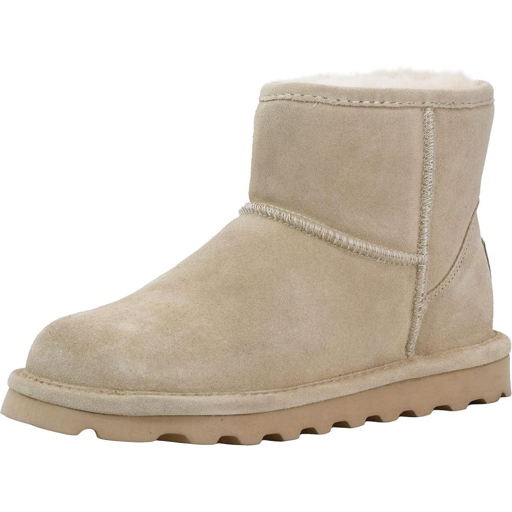 imageBEARPAW Womens Alyssa Boots  5quot Ankle Suede Shoes  Lightweight Winter Boots for Women  Multiple Sizes ampamp ColorsCamel